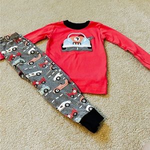 Boys 4t car pajama set. Gymboree.